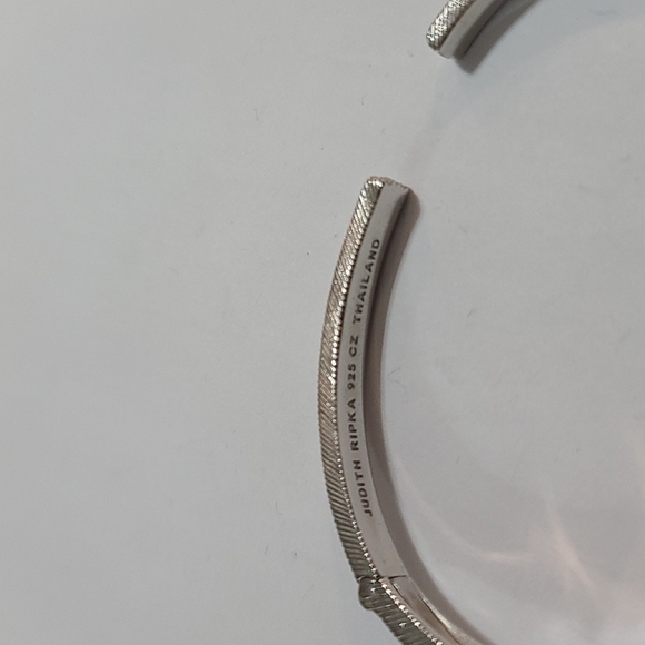 Judoth Ripka 925 SS Labradorite and Cz Cuff - Picture 3 of 3